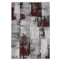 Webteppich Rot Laurel 120x160 cm - Rot, ROMANTIK / LANDHAUS, Textil (120/160cm) - James Wood