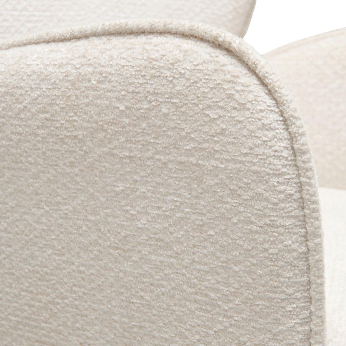 Armlehnstuhl Kim Schwarz/beige Gepolstert - Beige/Schwarz, LIFESTYLE, Textil/Metall (60/85/61cm) - MID.YOU
