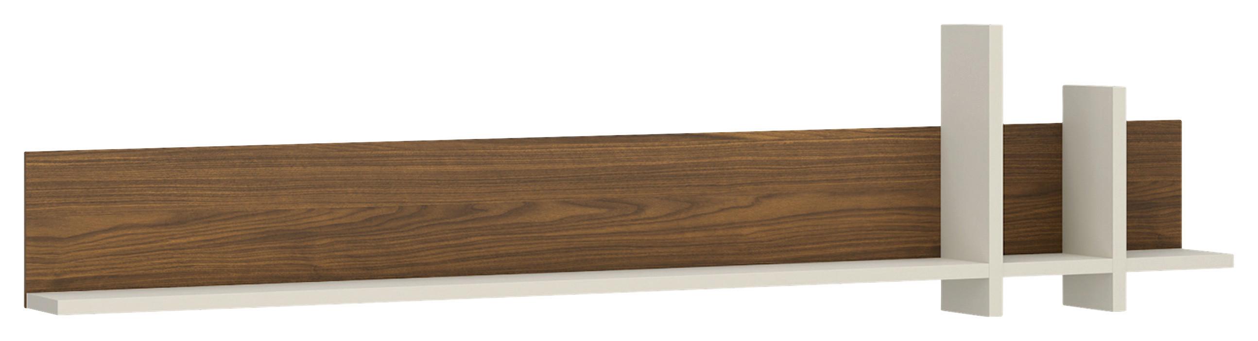 Wandboard Kansas Nussbaum/Kaschmir B: 180cm - Kaschmir/Nussbaumfarben, Basics, Holzwerkstoff (180/45/25cm) - Hom`in