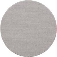 Webteppich Loom 120 X 120 4300 Silver - Silberfarben, Basics, Textil (120cm) - Novel
