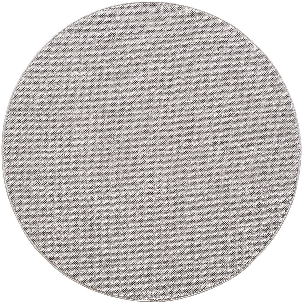 Webteppich Loom 120 X 120 4300 Silver - Silberfarben, Basics, Textil (120cm) - Novel