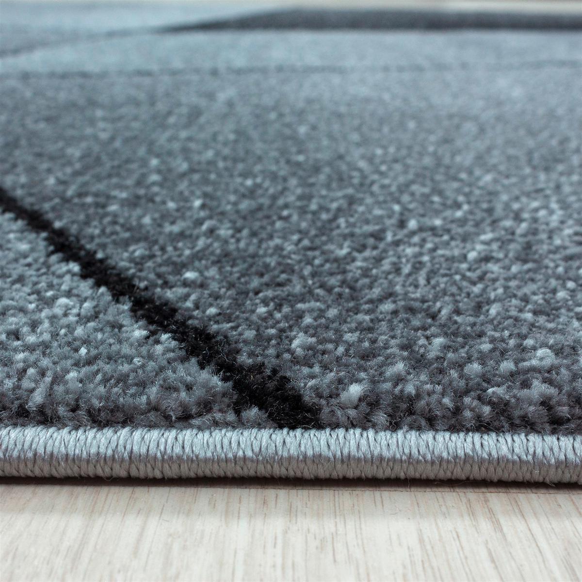 Webteppich Grau Beta 160x230 cm, Jute - Grau, Basics, Textil (160/230cm) - Novel
