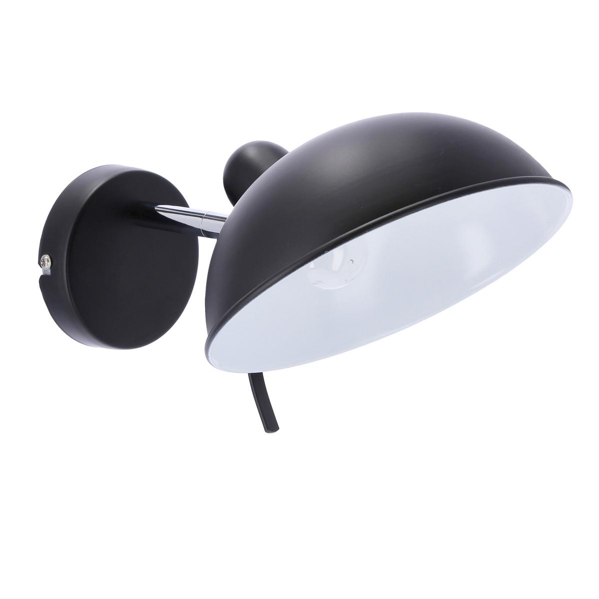 Wandleuchte 21-53589 - Schwarz, Basics, Metall (21/30/14.5cm)