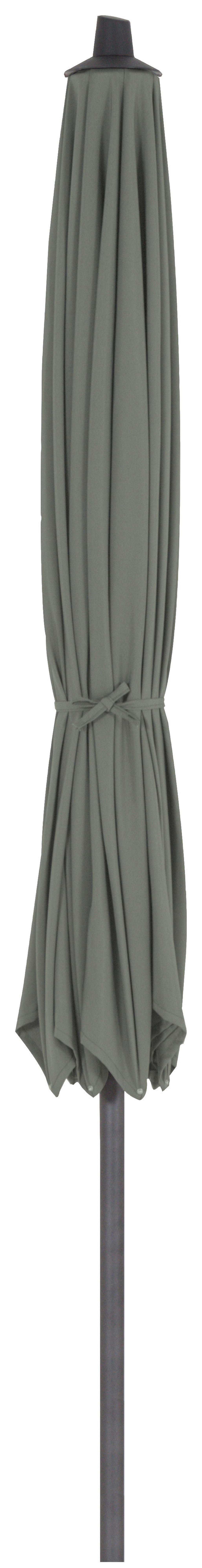 Sonnenschirm BxHxT 300x256x200 cm Anthrazit/Olivgrün - Anthrazit/Olivgrün, KONVENTIONELL, Textil/Metall (300/200cm) - Siena Garden