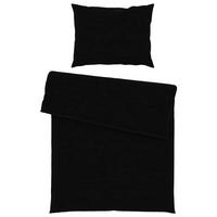 POVLEČENÍ Iris, 140/200cm, černá - černá, Moderní, textil (140/200cm) - Modern Living