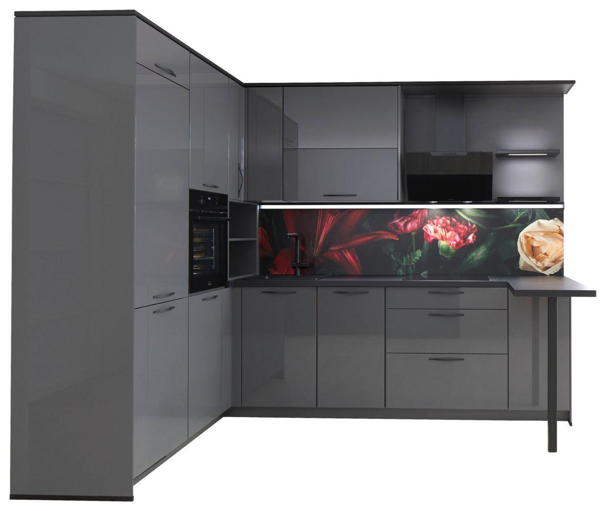 Eckküche Florenz - Basics, Holzwerkstoff (185/286cm) - Vertico