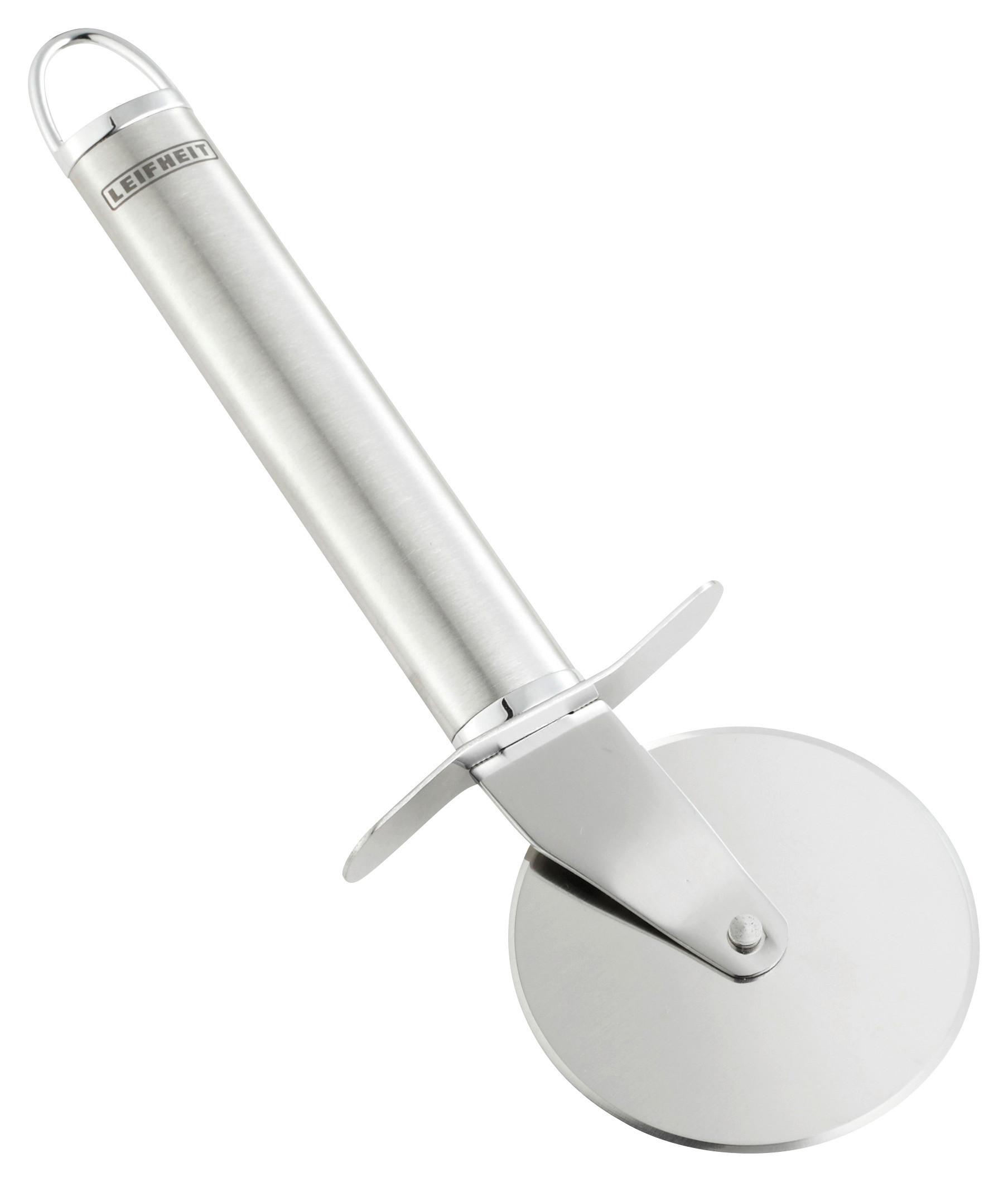Leifheit Pizzaschneider Aus Edelstahl Roberto L: 25 cm - Silberfarben, KONVENTIONELL, Metall (9/3/25cm) - Leifheit