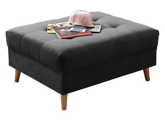 Hocker Alice B: ca. 106 cm - Anthrazit/Kieferfarben, KONVENTIONELL, Holzwerkstoff/Textil (106/48/80cm) - Carryhome Hocker Alice B: ca. 106 cm - Anthrazit/Kieferfarben, KONVENTIONELL, Holzwerkstoff/Textil (106/48/80cm) - Carryhome