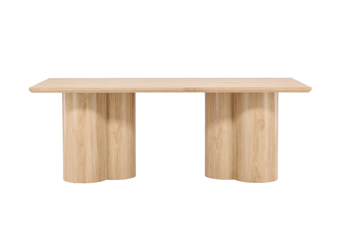 ESSTISCH Olivia, Beige B: 210 cm - Beige, MODERN, Holz (210/100/75cm) - Livetastic