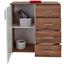 Kommode Ina 02 B:88cm Kraft Eiche Dunkel Dekor/ Weiß - Eichefarben/Weiß, MODERN, Holzwerkstoff (88,2/95,2/38,3cm) Kommode Ina 02 B:88cm Kraft Eiche Dunkel Dekor/ Weiß - Eichefarben/Weiß, MODERN, Holzwerkstoff (88,2/95,2/38,3cm)