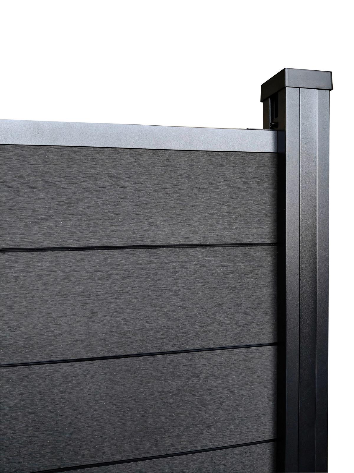 Sichtschutz Helios - Braun, MODERN, Holzwerkstoff (180/180/21cm) - Beldano