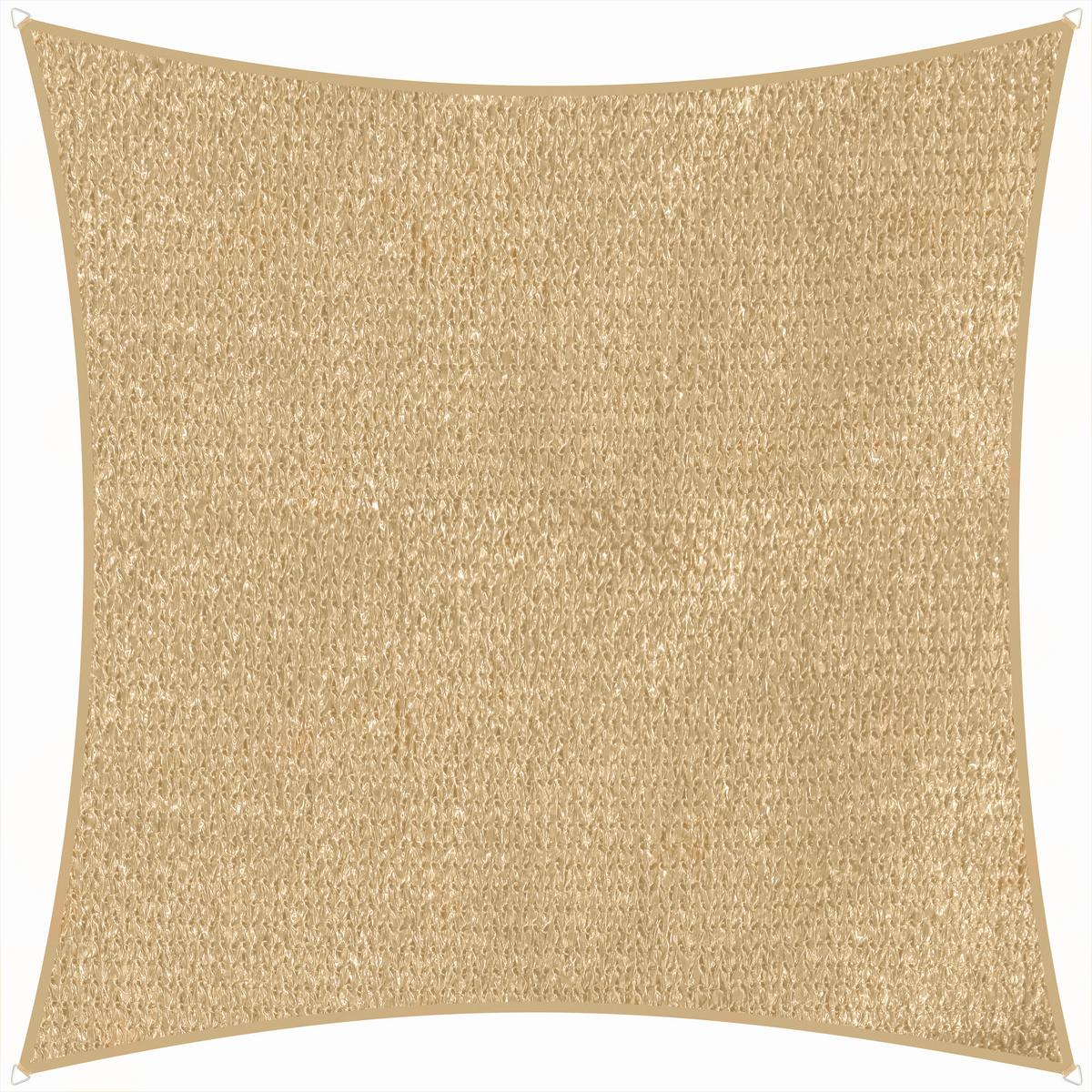 Sonnenesegel Quadrat 3,6 X 3,6 M - Naturfarben, Basics, Textil (360/0,5/360cm) - Schneider