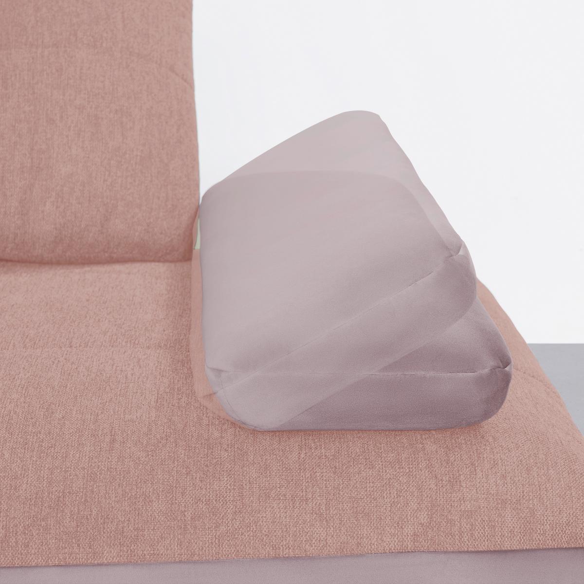 Rohová sedačka TRENDY, pravá, šeříková / růžová - růžová/černá, Moderní, kov/kompozitní dřevo (310/93/250cm) - Premium Living