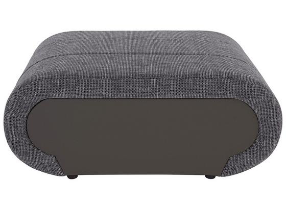 Hocker Carisma - Schlammfarben/Schwarz, MODERN, Textil (100/42/66cm) - Ombra Hocker Carisma - Schlammfarben/Schwarz, MODERN, Textil (100/42/66cm) - Ombra