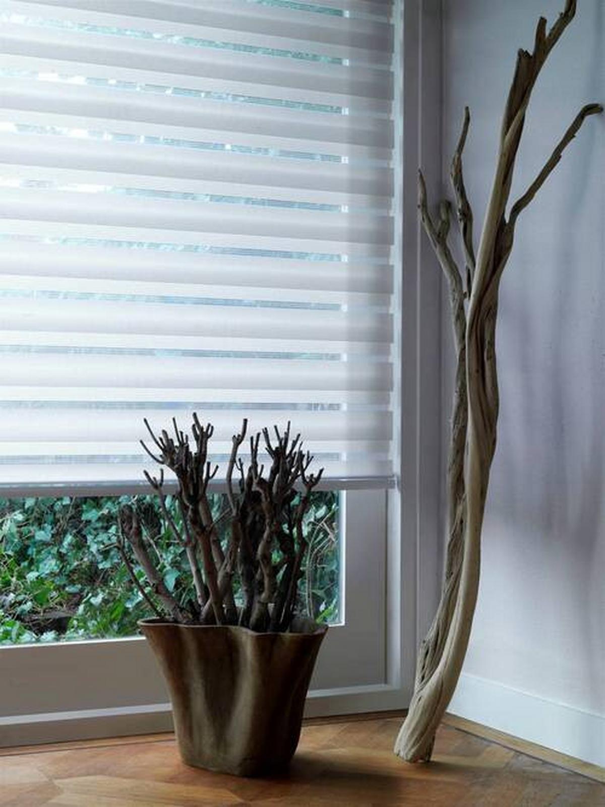 Doppelrollo Doppel-Rollo K. 28mm Tl - Weiß, KONVENTIONELL, Textil (120/240cm)