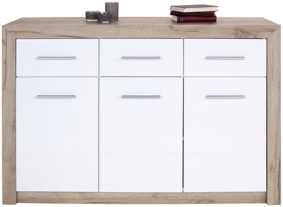 Sideboard Astor - Eichefarben/Weiß, LIFESTYLE, Holzwerkstoff (133/90,5/35cm) Sideboard Astor - Eichefarben/Weiß, LIFESTYLE, Holzwerkstoff (133/90,5/35cm)