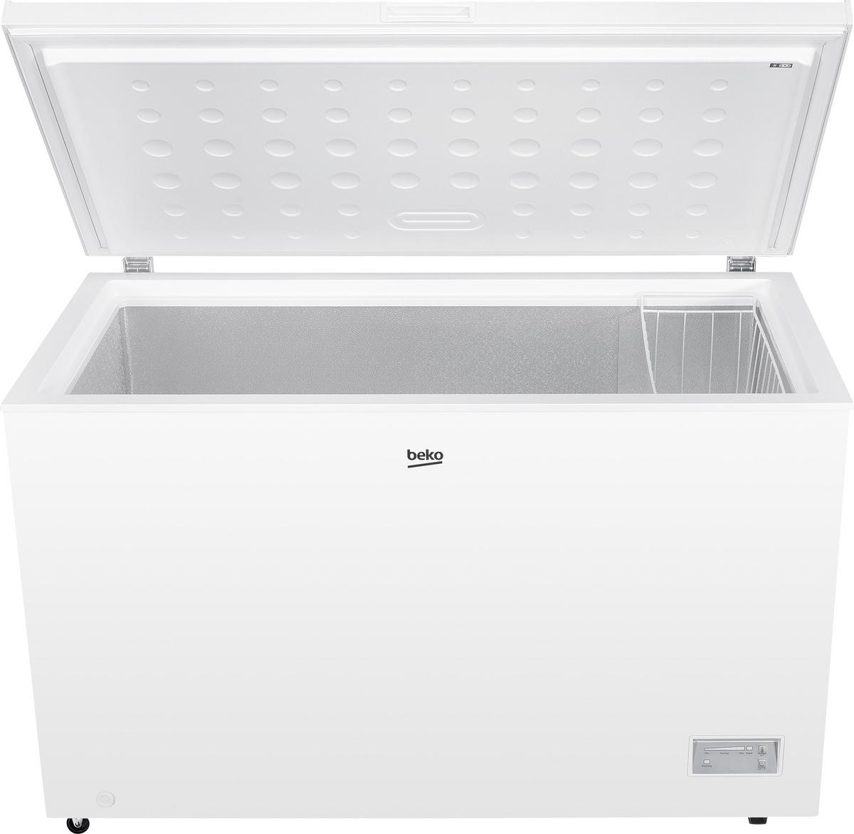 Gefriertruhe CF380EWN ,Nutz inhalt ca. 371 L, inkl. Korb - Weiß, Basics (130/85/70,5cm) - Beko