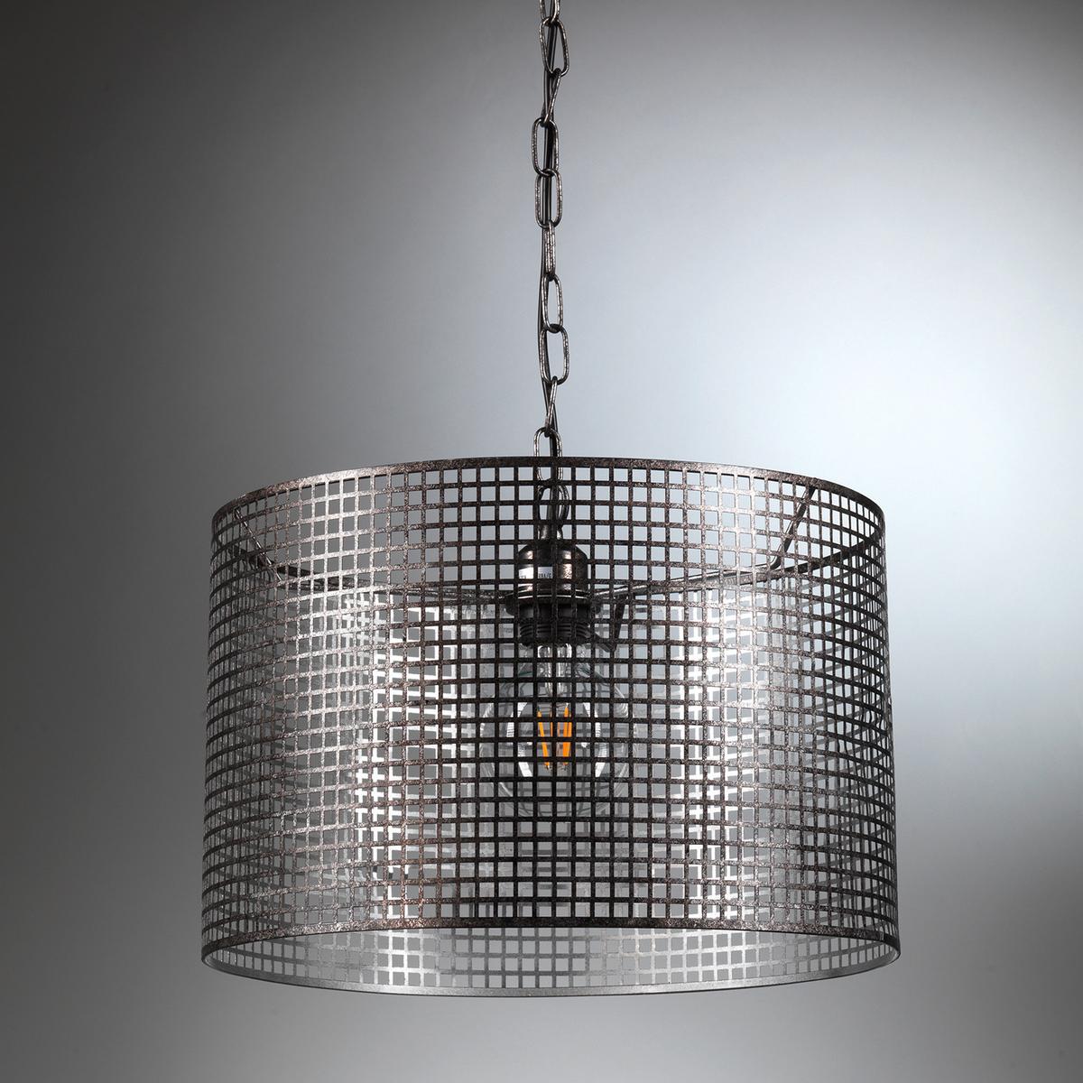 Pendelleuchte Schwarz L: 40 cm 22w - Schwarz, Design, Metall (40/40/100cm)