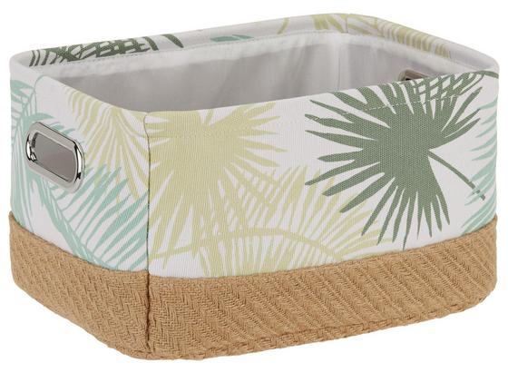 Regalkorb Adalyn - Multicolor/Weiß, MODERN, Textil/Weitere Naturmaterialien (33/23/18cm) - Luca Bessoni Regalkorb Adalyn - Multicolor/Weiß, MODERN, Textil/Weitere Naturmaterialien (33/23/18cm) - Luca Bessoni