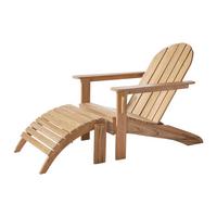 Gartenliege Ellen/Vito, natur 105x88x80 cm - Teakfarben, Natur, Holz (105cm) - Gardenson
