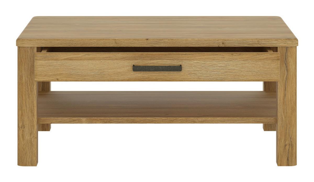 Dohányzóasztal Cortina - tölgyfa, Modern, faalapú anyag (100/45,6/75cm)