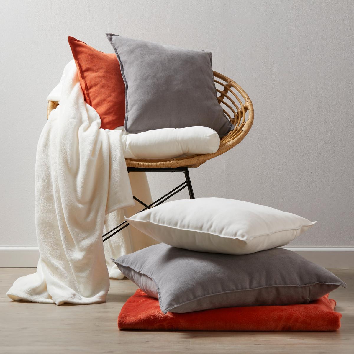 MĚKKÁ DEKA Michael XXL, 220/240cm, bílá - bílá, textil (220/240cm) - Modern Living