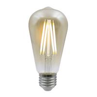 Led Izzó 11399a-2 - borostyánszínű, Basics, Üveg (6,4/14cm)