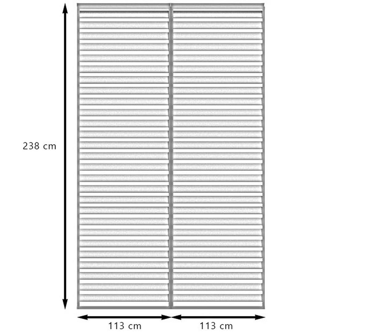 Rückwand Für Bbq Pergola Passend Für 55360071-01 - Anthrazit, LIFESTYLE, Metall (113/238,65/6cm) - Gardenson