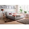 Polsterbett Mit Lattenrost + Bettkasten 180x200 Atesio - Hellgrau/Naturfarben, MODERN, Holz/Textil (180/200cm) - Livetastic