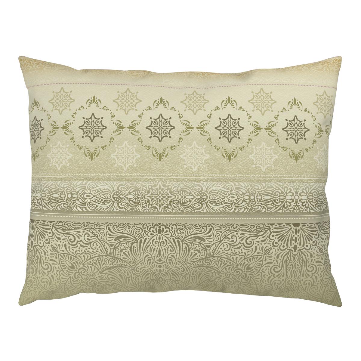 Bettwäsche Sigrid - Senfgelb/Olivgrün, ROMANTIK / LANDHAUS, Textil - James Wood