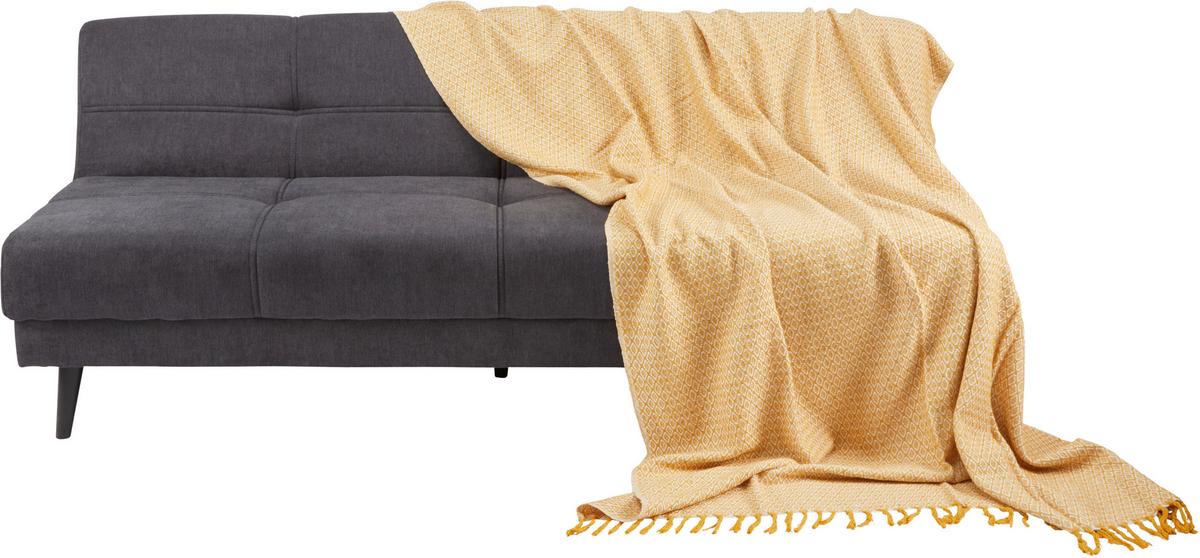 Tagesdecke Ines 140x210 cm Senf, Baumwolle - Gelb, ROMANTIK / LANDHAUS, Textil (140/210cm) - James Wood