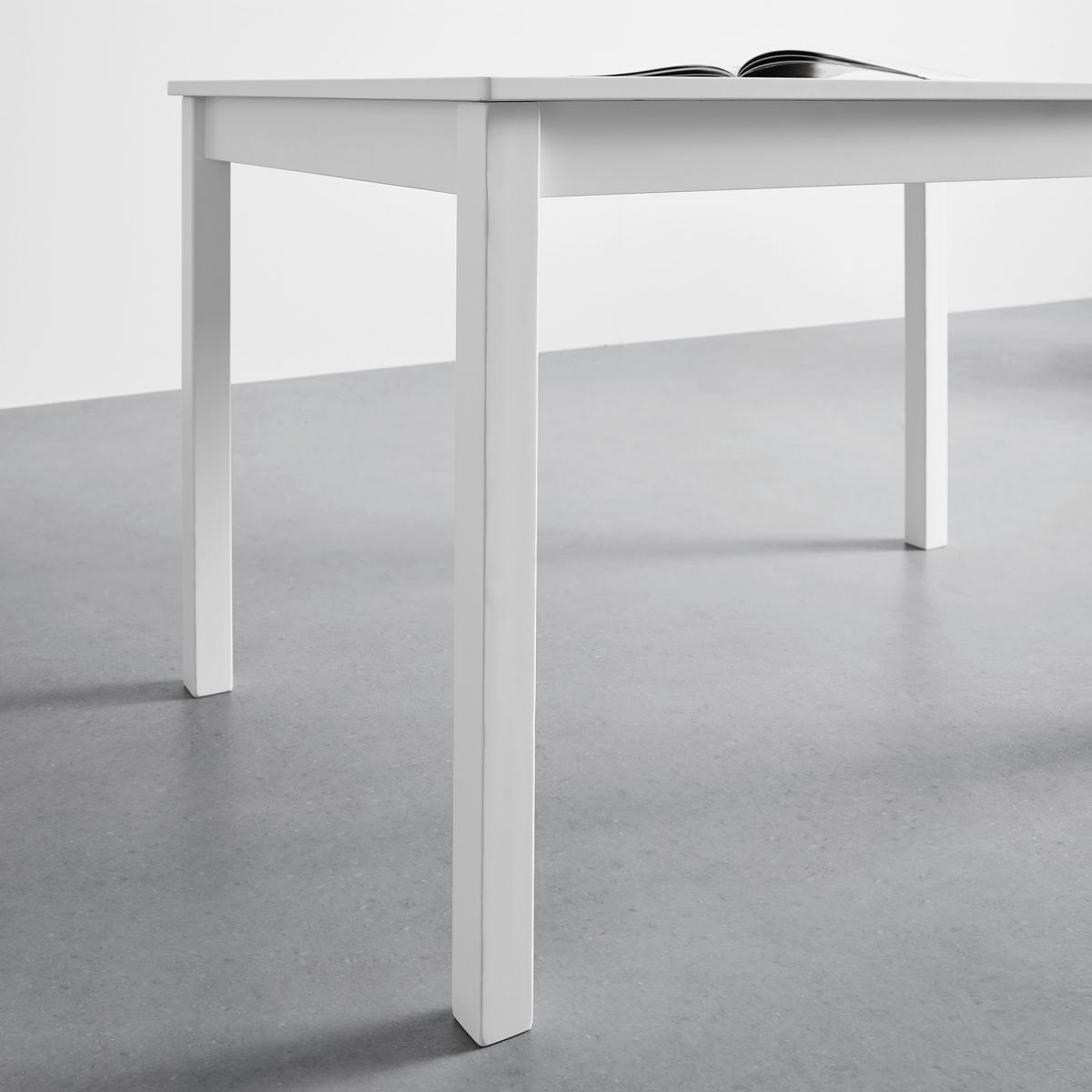 Stolová súprava AMIRA biela - biela, Modern, drevo (118/43/75/40.5/73/86cm) - Bessagi Home