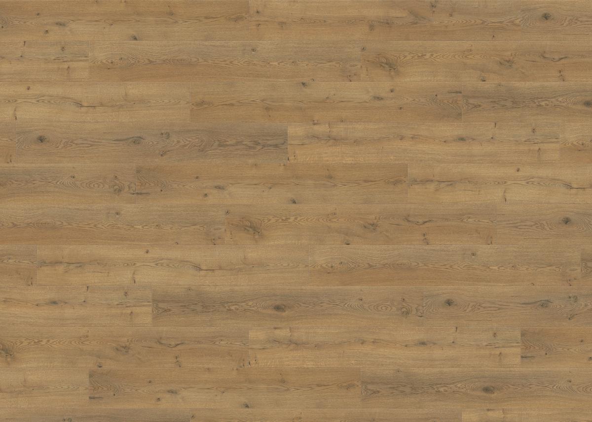 Laminatboden La Eiche Lombardia Str. Matt - Eichefarben, Basics, Holzwerkstoff (19.3/128.2cm) - Living by HARO