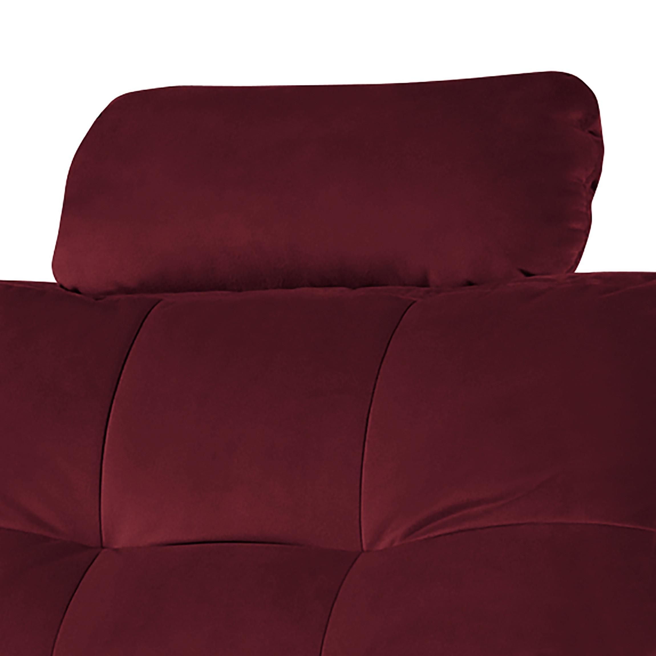 Kopfstütze Nordic, Rot B: 43 cm - Rot, Design, Textil (43/18/15cm) - Livetastic