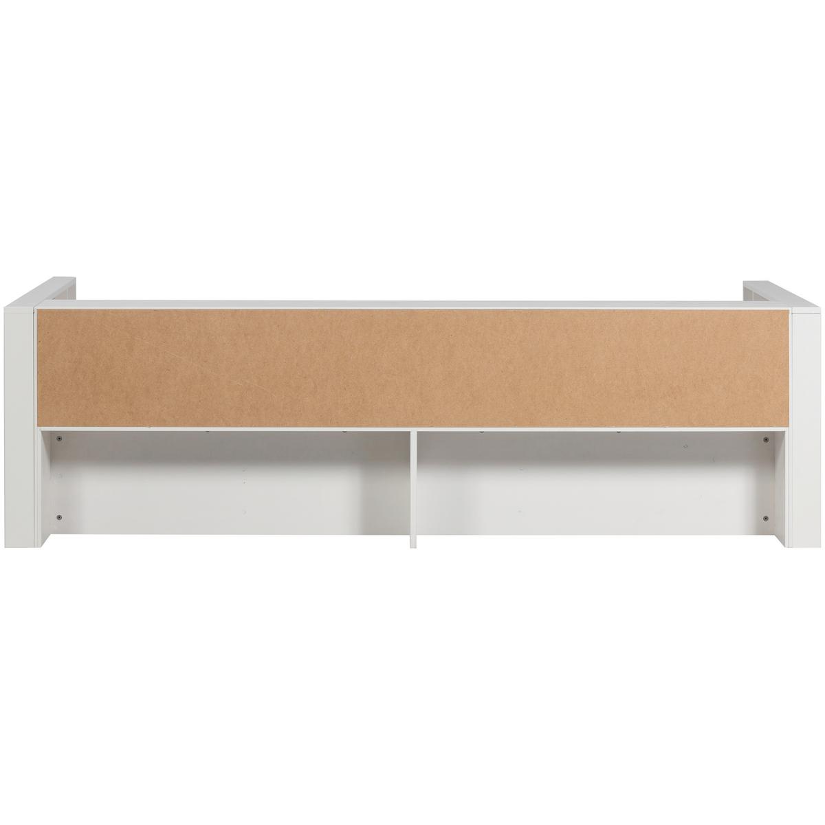 BODENBETT. Carter Weiß 90x200cm - Weiß, Basics, Holz (90/200cm) - MID.YOU