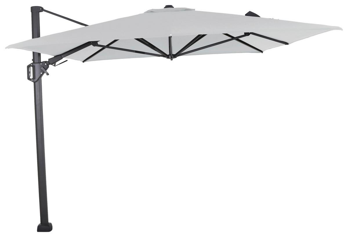 Ampelschirm Sunset N+ BxHxT 350x 252x260 cm Anthrazit/Grau - Anthrazit/Grau, KONVENTIONELL, Textil/Metall (350/260cm) - Siena Garden