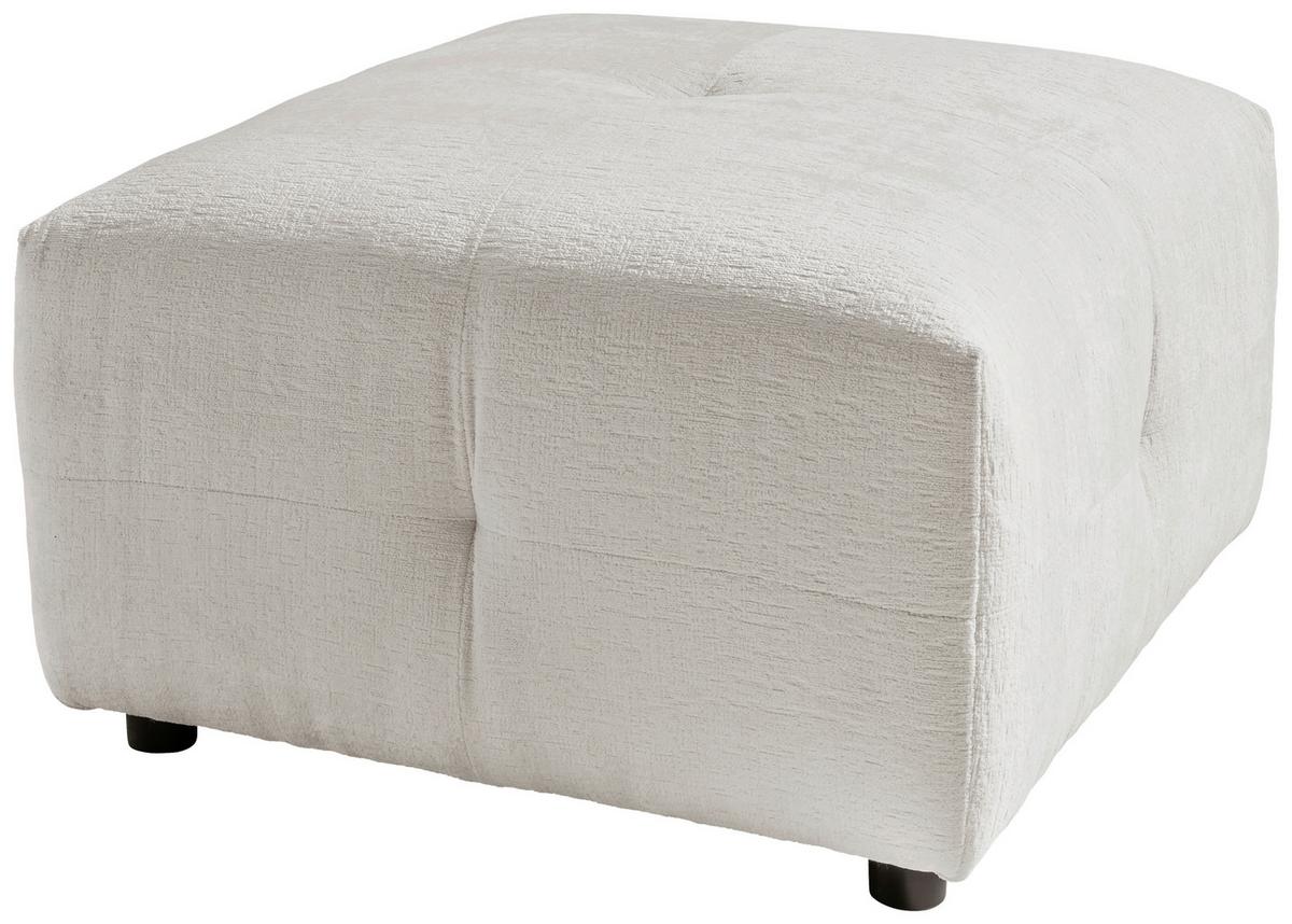 Hocker Velice, Weiß B: 72 Cm - Schwarz/Weiß, Design, Textil (72/44/72cm) - Livetastic