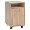 Rollcontainer Eiche Dekor 33x60x38 Cm - Eichefarben, KONVENTIONELL, Holzwerkstoff/Kunststoff (33/60/38cm) - MID.YOU