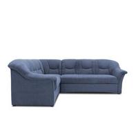Ecksofa Sarafina Dunkelblau S: 190x240 Cm - Schwarz/Dunkelblau, KONVENTIONELL, Textil (190/240cm) - MID.YOU