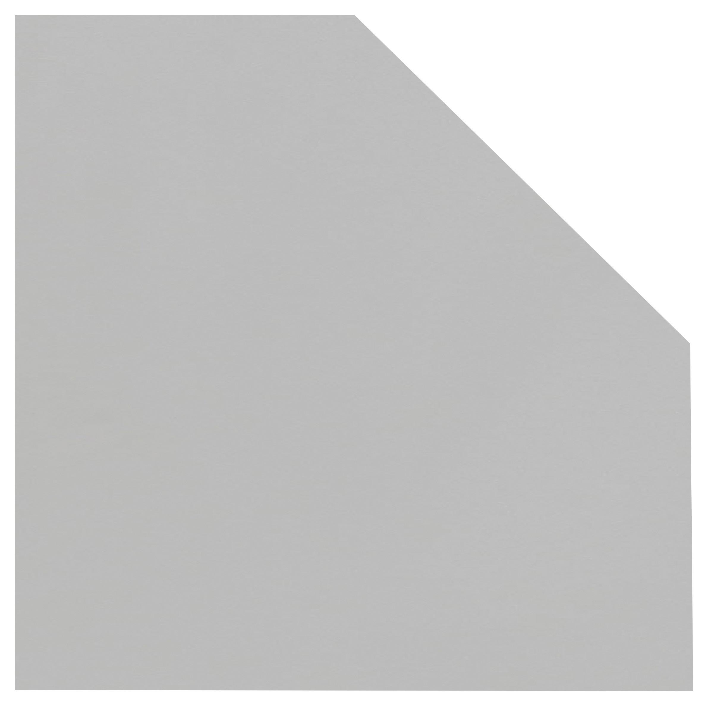 Eckverbindungsplatte B 65cm Serie 4000, Lichtgrau - Hellgrau, Basics, Holzwerkstoff (65/2,2/65cm) - MID.YOU