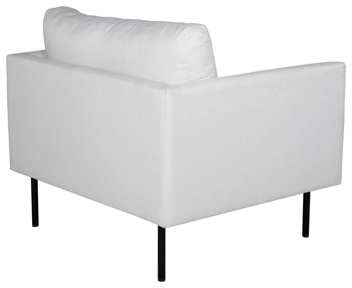 Sessel Zoom - Beige/Schwarz, Design, Kunststoff/Textil (95/80/84cm) - Livetastic