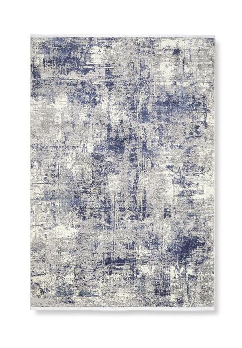 Tkaný koberec MALIK 1, 80/150 cm - šedá/modrá, Moderní, textil (80/150cm) - Mömax