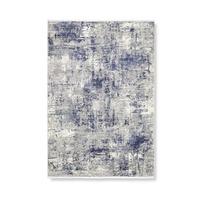 Tkaný koberec MALIK 1, 80/150 cm - modrá/sivá, Modern, textil (80/150cm) - Mömax