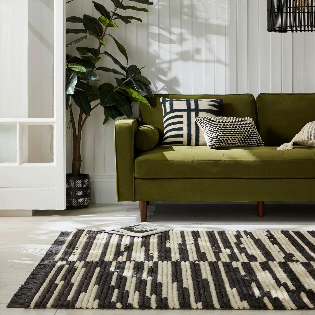 Berberteppich Lina - Creme, KONVENTIONELL, Textil (120/170cm)