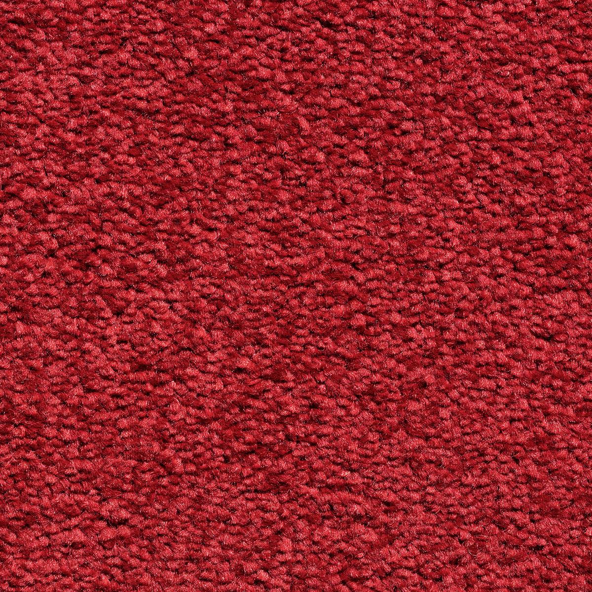Teppichfliese Rot Carousel 50x50 cm Florhöhe 10 mm - Rot, Basics, Textil (50/50cm)