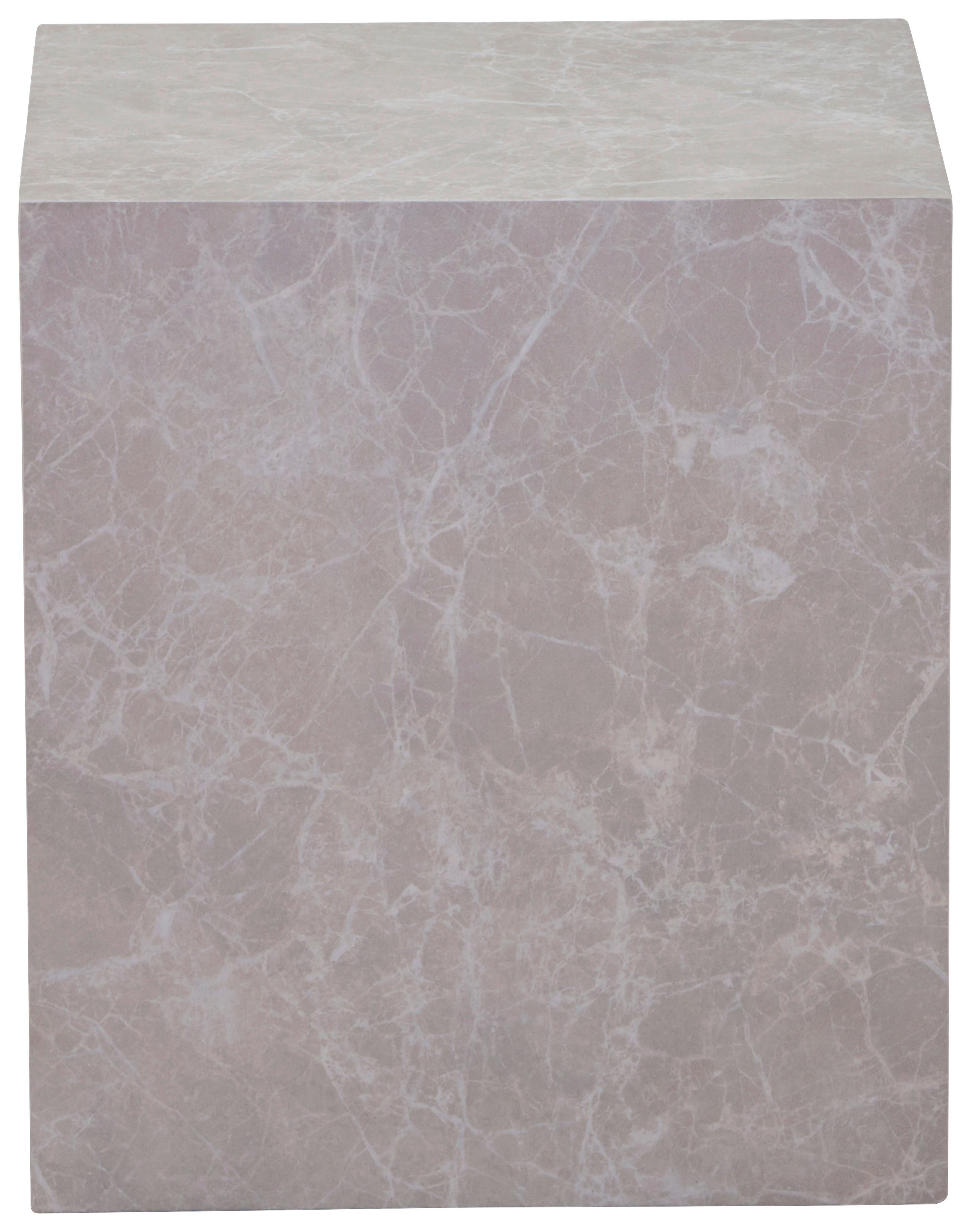 Beistelltisch Cuboid 225 Hellgrau B: 40 cm - Hellgrau, Design, Holzwerkstoff (40/40/45,5cm) - Kayoom