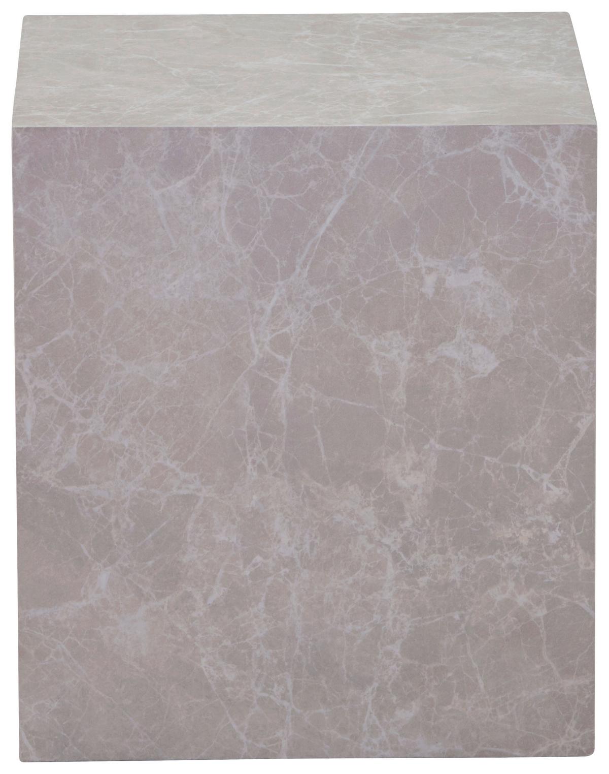 Beistelltisch Cuboid 225 Hellgrau B: 40 cm - Hellgrau, Design, Holzwerkstoff (40/40/45,5cm) - Kayoom