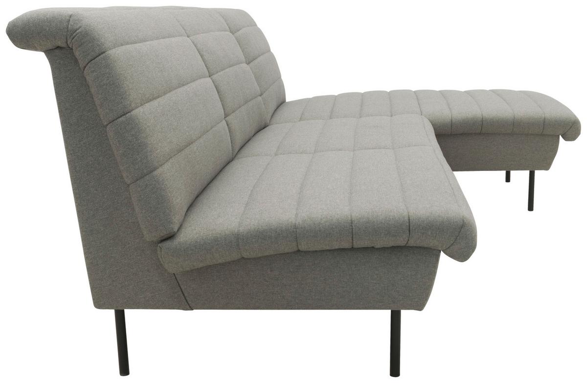 Ecksofa Looks Ix Graubraun - Graubraun/Schwarz, Design, Textil (274/168cm) - LOOKS by W.Joop