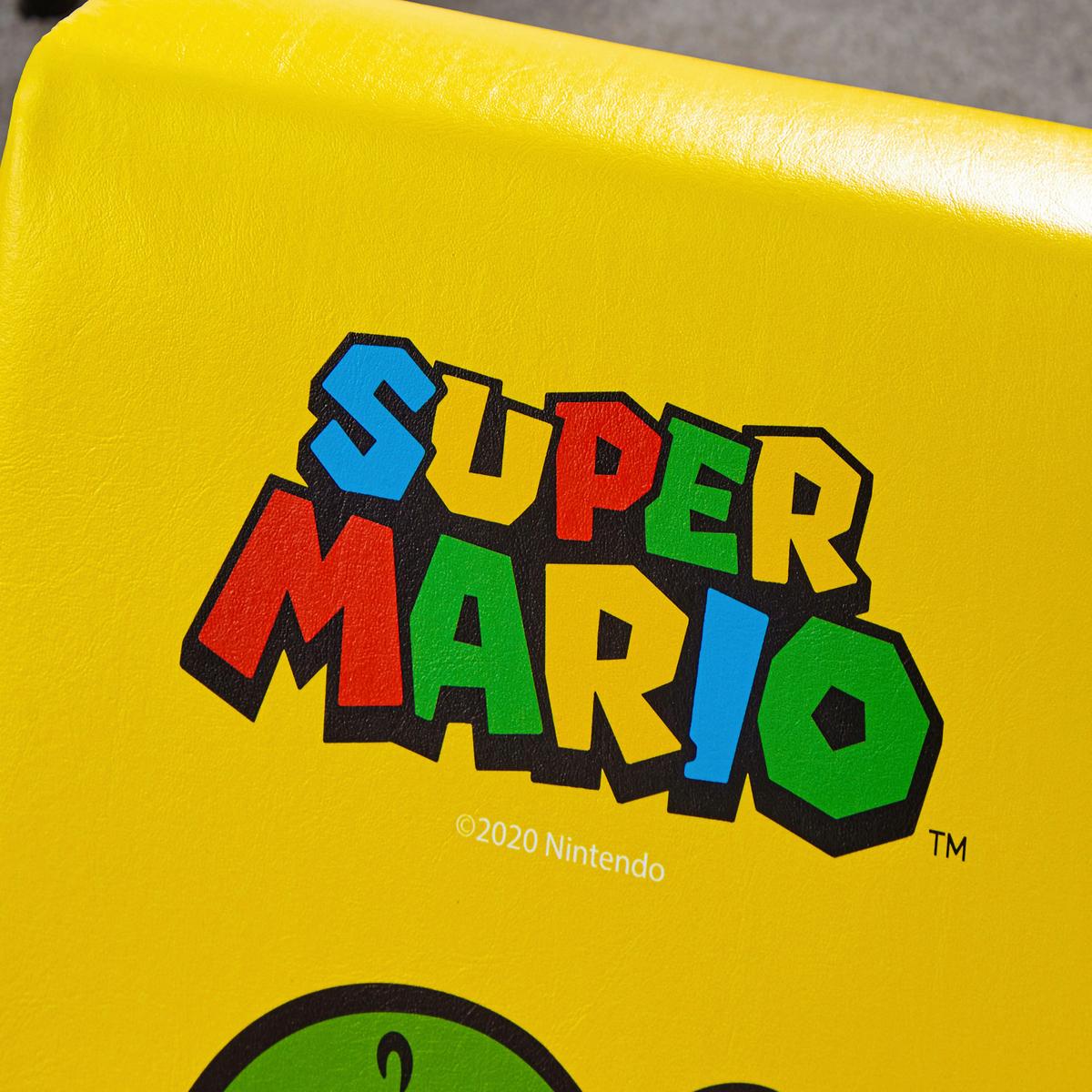 Gamingsessel Nintendo Gelb B: 41 cm - Gelb, MODERN, Leder/Holzwerkstoff (41/65/84,5cm) - X Rocker