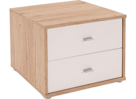 Nočný Stolík 4-you Yuk12 *cenový Trhák* - farby dubu/biela, Konvenčný, kompozitné drevo (50/38.1/35.2cm) Nočný Stolík 4-you Yuk12 *cenový Trhák* - farby dubu/biela, Konvenčný, kompozitné drevo (50/38.1/35.2cm)